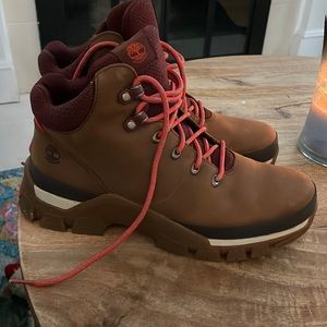 TIMBERLAND WOMEN'S JENNESS FALLS WATERPROOF BOOT DK BROWN A2D43 Size 9